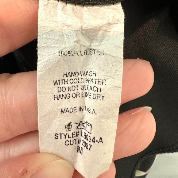 DOWNEAST | Black Romantic Floral Tiered Boho Peasant Midi Skirt | Medium - Picture 5 of 5